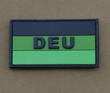 DEU PVC Velcro patch oliv